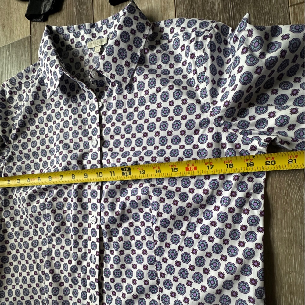 #7) Talbots Wrinkle Resistant Button Down Shirt S… - image 4